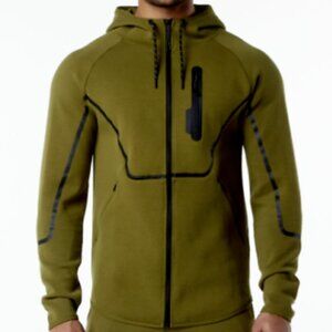 Alphalete NWT ELMTS Full Zip Athletic Jacket Moss Green Men's L